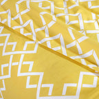 Σετ Παπλωματοθήκη Cannon Cotton Fresh 230X250 / Labyrinth Yellow